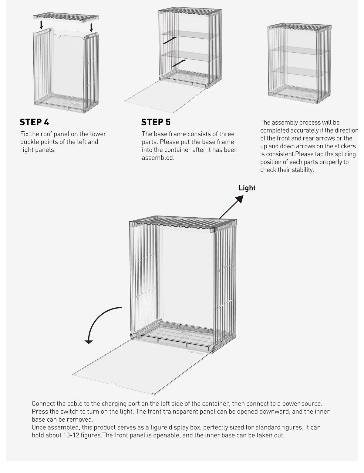 POP MART POP MART 400% Assemblable Lighted Display Container
