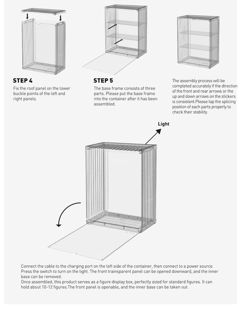 POP MART POP MART 400% Assemblable Lighted Display Container