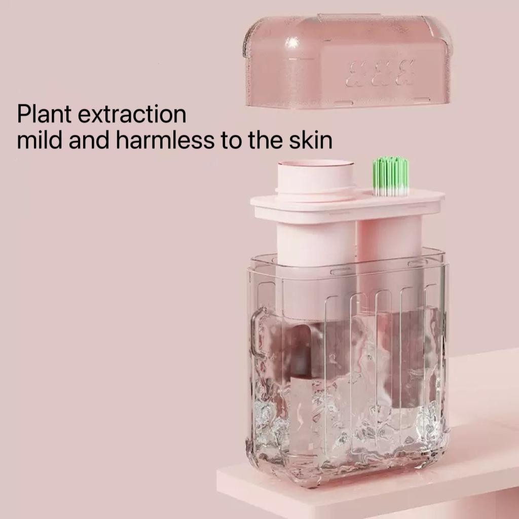 Ear Piercing Cleaning Kit, Anti-Clogging and Odor-Removal, Includes 240 Ear Cleaning Wires and 15 ml Solution, Essential Tool for Earring Care