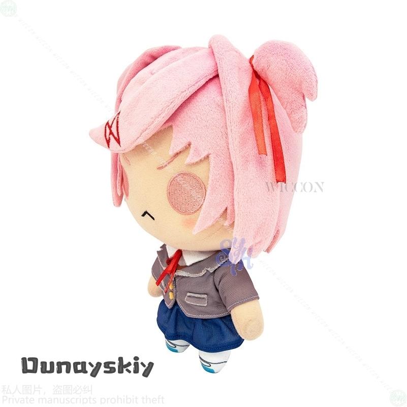 Anime Horror Galgame Club Cosplay Sayori Natsuki Yuri Costume Kawaii 25cm Furry Nunu Plush Cotton {Amanda Cos} Halloween Gifts