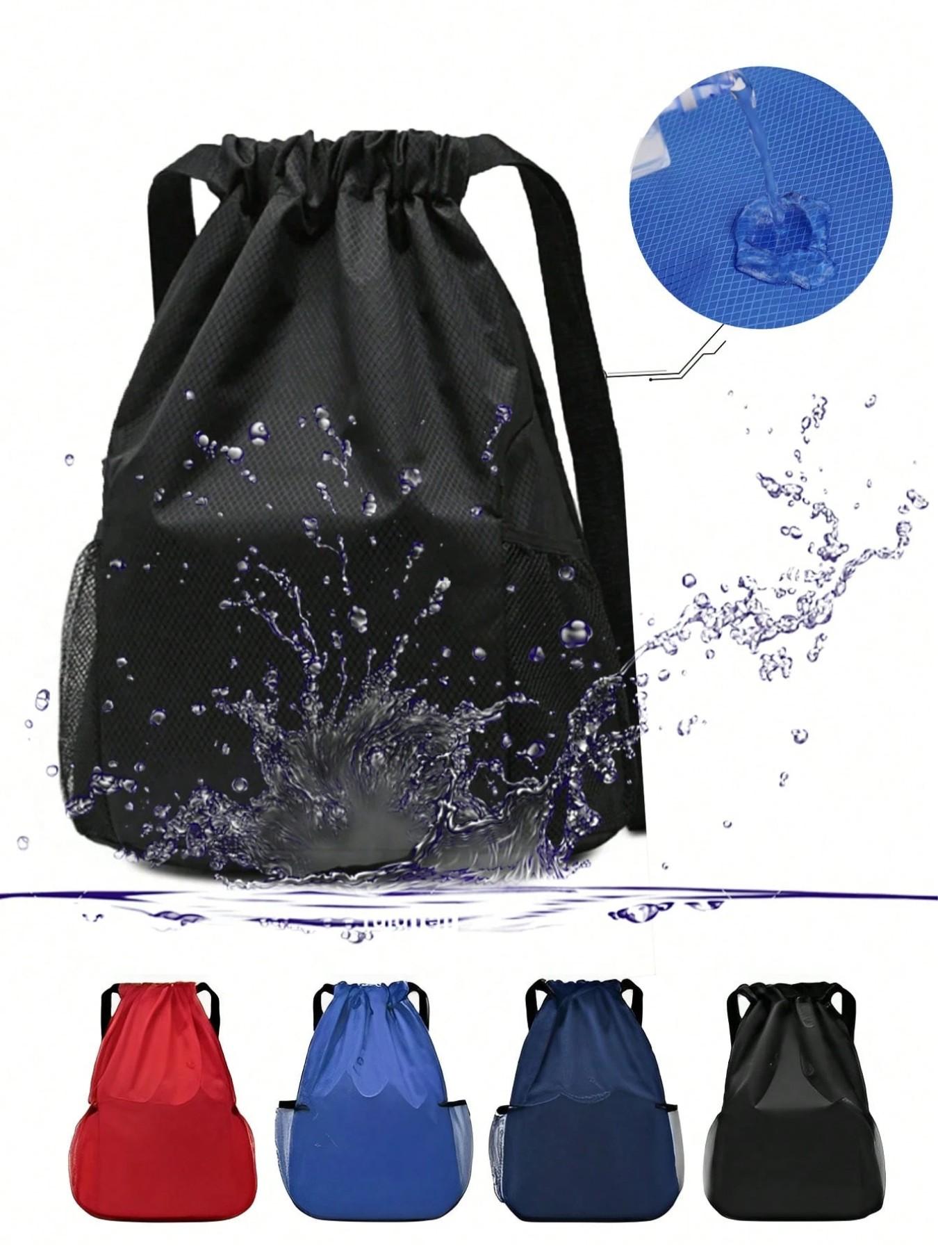 Large Waterproof Drawstring Backpack, Outdoor Sports Bag, Outdoor Fitness Bag, Wet/dry Separation, Lightweight, Quick-Dry, Large Capacity, Ideal for Hiking & Sports, Outdoor Adventure, Multifunctional Sports Bag