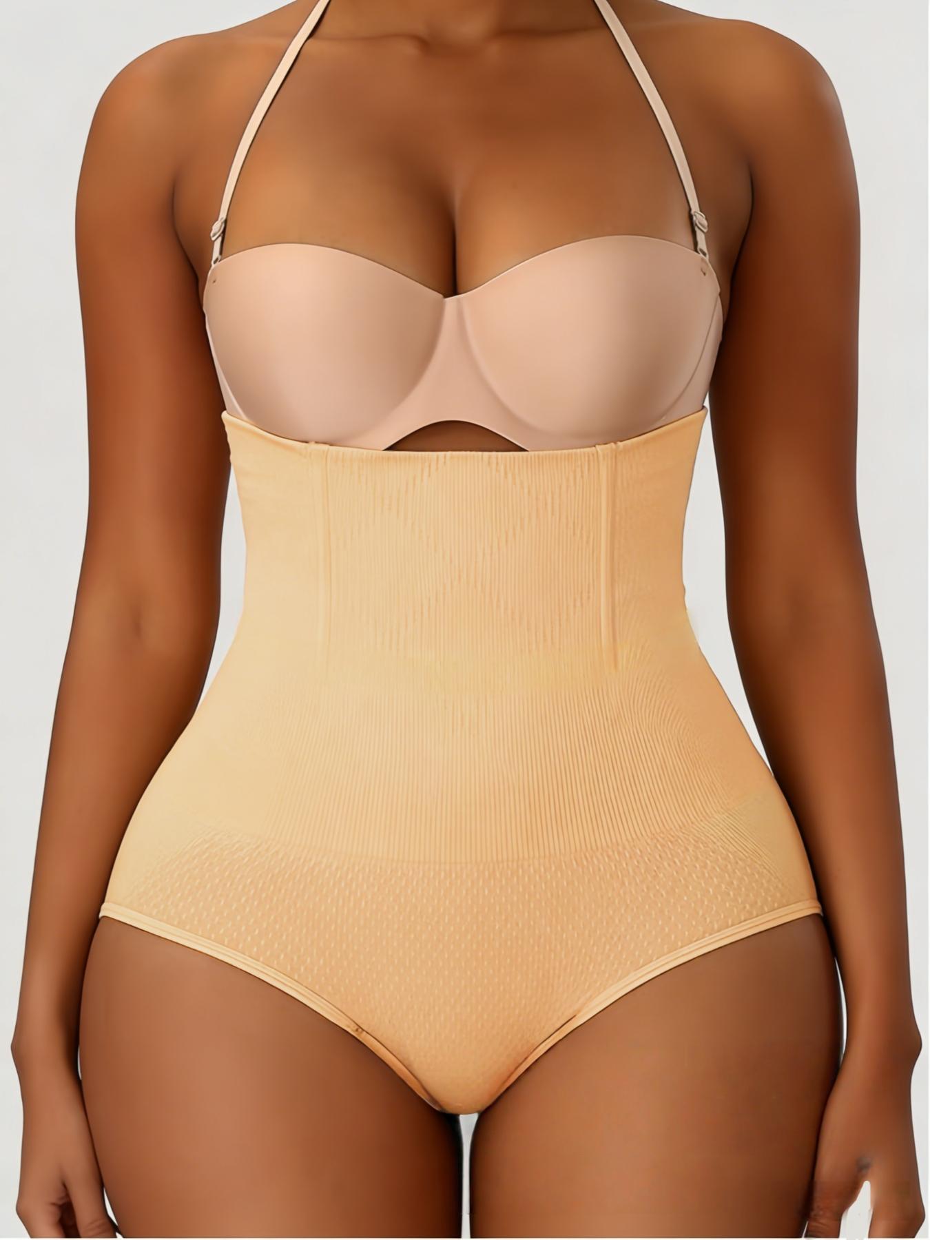 1 Count Women's Seamless High Waist Panty, Solid Color Butt Lifting And Tummy Control Body Shaper Shorts, Tight-Fitting Bottoms for Ladies, Sheath Flat Belly Briefs Butt Lifter, Shaping Panties, Underwear, Suitable For Various Occasions