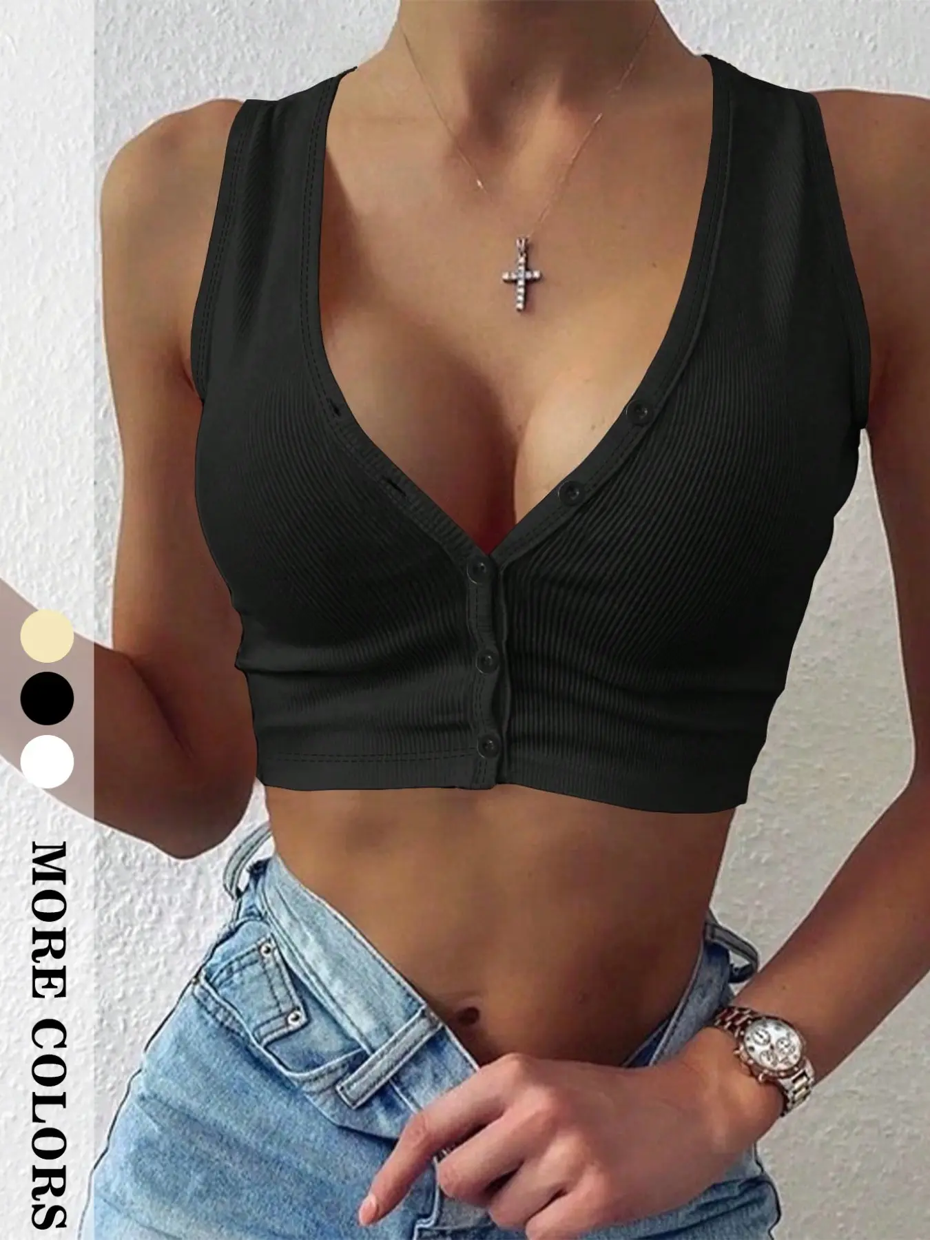 Y2K Sexy Halter Top, Adjustable Drawstring, Short Waist-Exposed Design, Stretchy Skin-Friendly Fabric, Summer Streetwear with Jeans