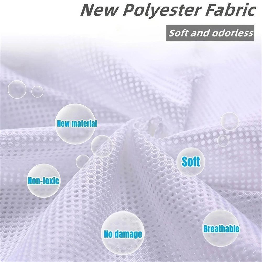 Reusable Anti-Tangle Laundry Bags Set, Drawstring Wash Mesh Bags for Delicates, Multi-Size Garment Organizer, Durable Lingerie Washing Net for Machine, Home & Travel Use.