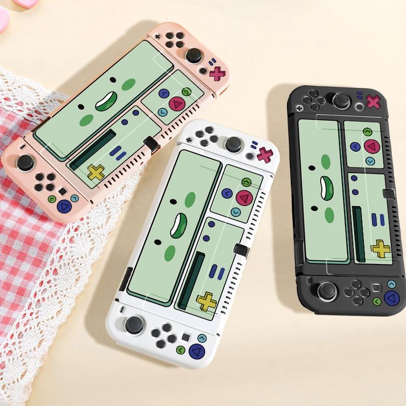 Cute Cartoon Pattern Handheld Game Console Protective Case, Lightweight Full Coverage Protective Case, Game Console Protective Case for Switch OLED