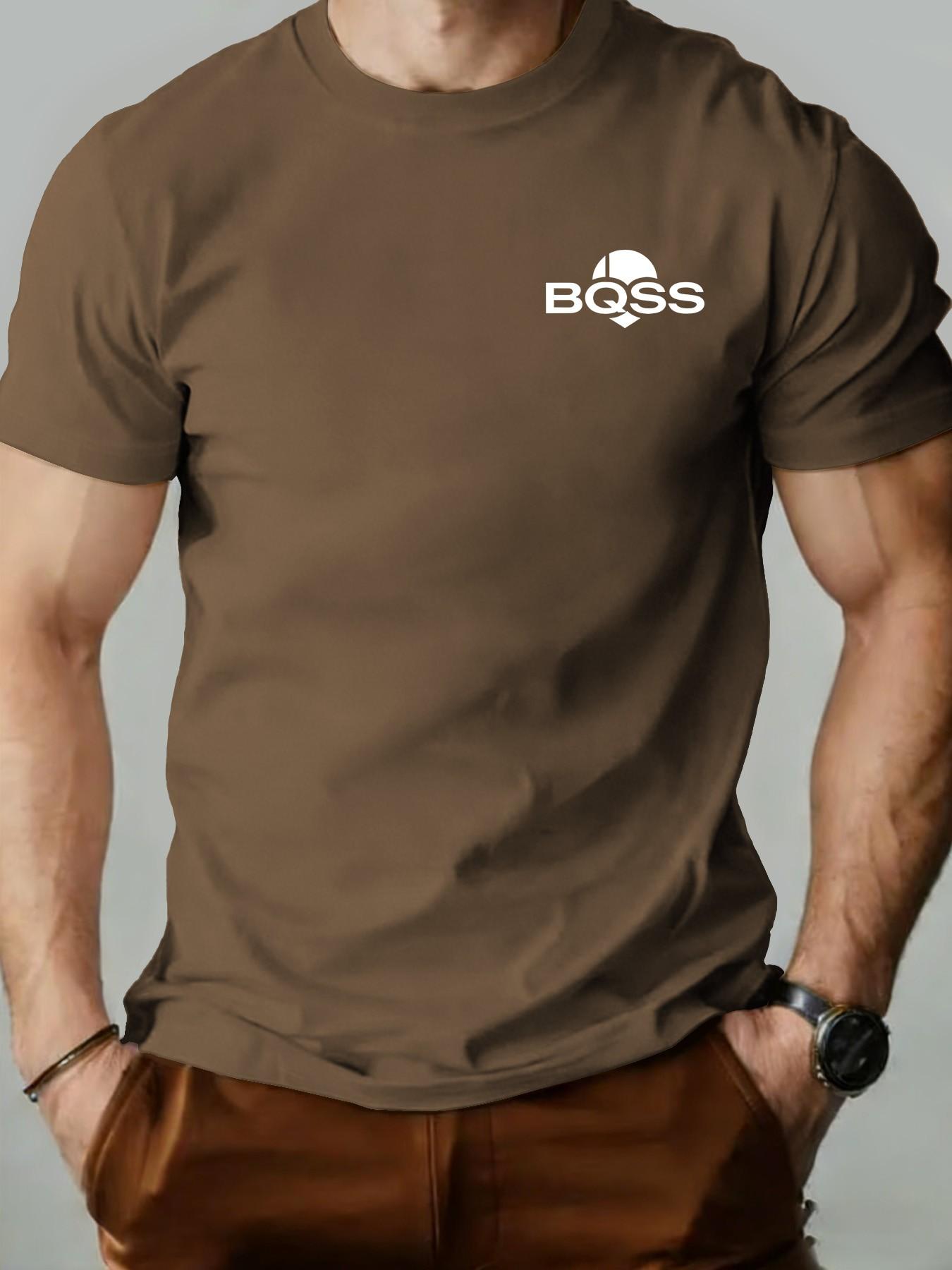 Men's Casual Long Sleeve Slim Fit T-Shirt, Geometric Pattern, Business & Gym Wear, Street Style, Daily Commute, Versatile Top