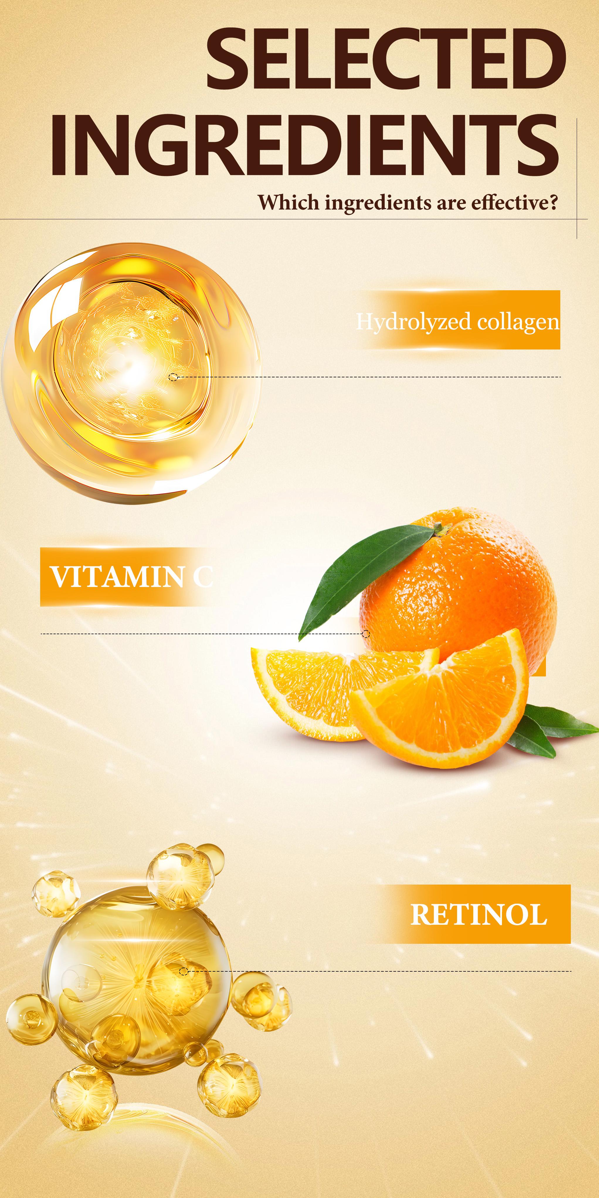 60g3in1 Whitening Cream with Collagen & Vitamin C, Smooth Moisturizing, Alcohol-Free, No Scent, Non-Greasy, Easy Absorption, All Skin Types