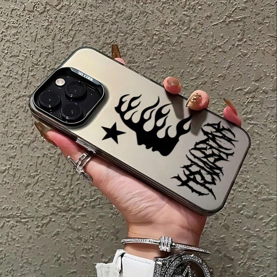 HellstarS Fashion Logo Case For IPhone 17 16, 15, 14, 13, 12, 11 Pro Max,Plus Protective Drop Resistant Scrub Back Cover Accessories