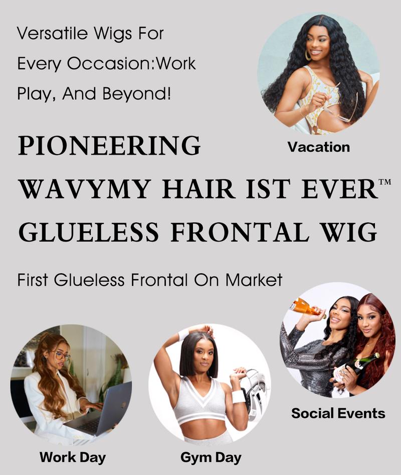 Wavymy Pre Cut Wear Go Glueless Lace Wig Pre Bleached Body Wave 6x4 Lace Closure Wig Human Hair Pre Plucked Wig 180% Density