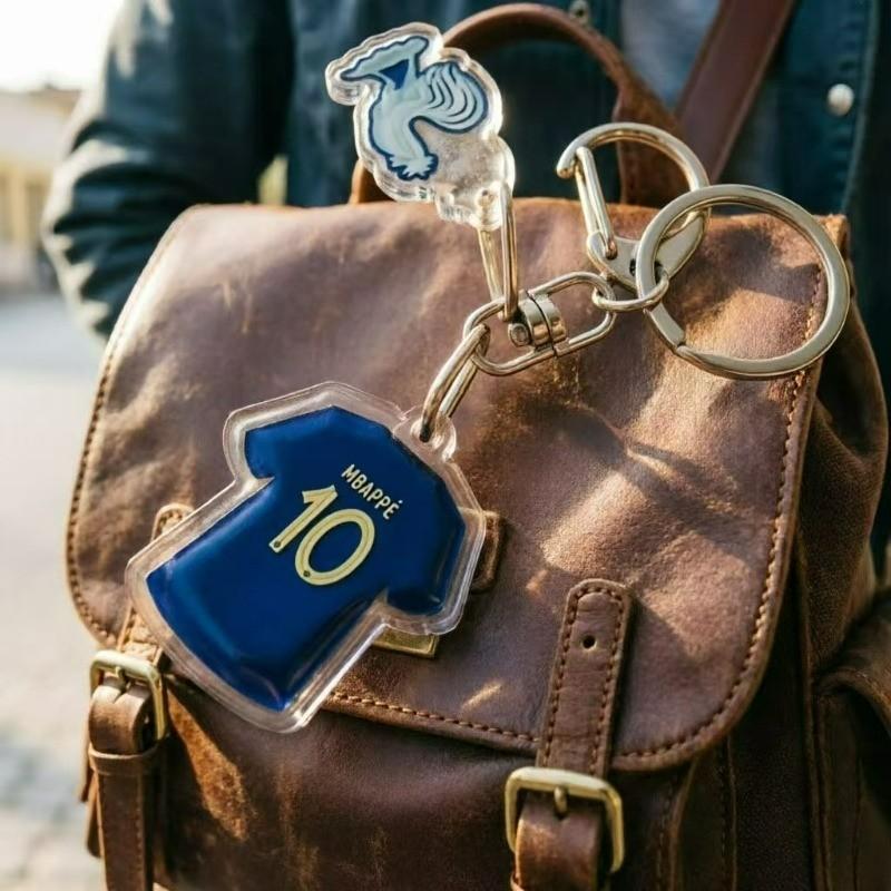 2026 World Cup Style Jersey Keychain, Messi Neymar Ronaldo Mbappe, Fashion Accessory, Sports Memorabilia, Unique Gift Idea