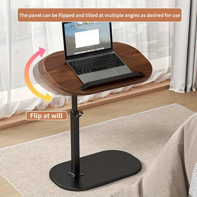 Portable Adjustable Folding Side Table, Laptop Desk for Home Office, Coffee Table & Bedside Sofa, Reception Area Use, Mother's Day Gift