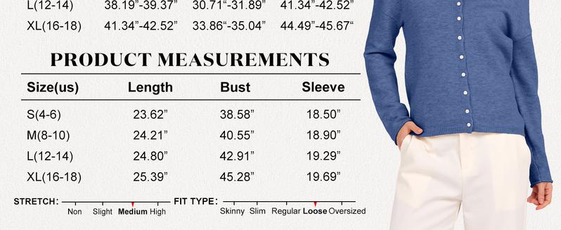 ANRABESS Cardigan Sweaters for Women Lightweight Button Down Long Sleeve Soft Y2k Trendy Casual 2025 Fall Fashion ANRABESS Cardigan Sweaters for Women Lightweight Button Down Long Sleeve Soft Y2k Trendy Casual 2025 Fall Fashion