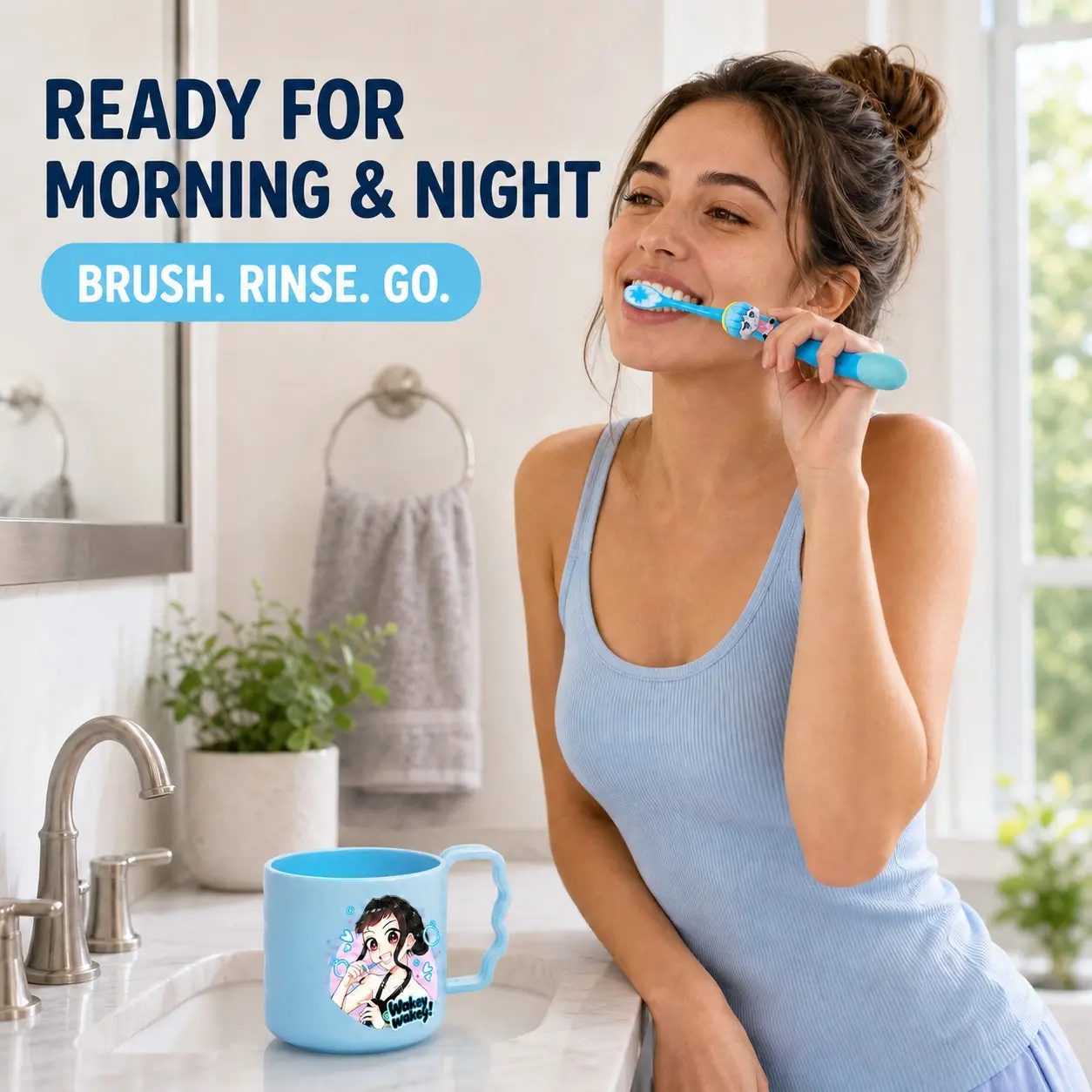 Surprise Cute Cartoon Bathroom Cup, Bath Cup + Soft Bristle Toothbrush, Multiple Styles and Colors, Ideal for Daily Use and Gifts