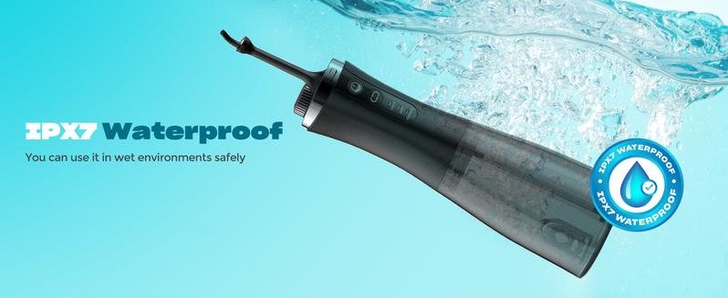 Grift Oral Irrigator Visual Water Flosser C2 with 10 MP Camera, IPX7 Water Tank, 2 Modes, 12 Gears, 350ML Portable Water Tank, Ideal for Gifts - White