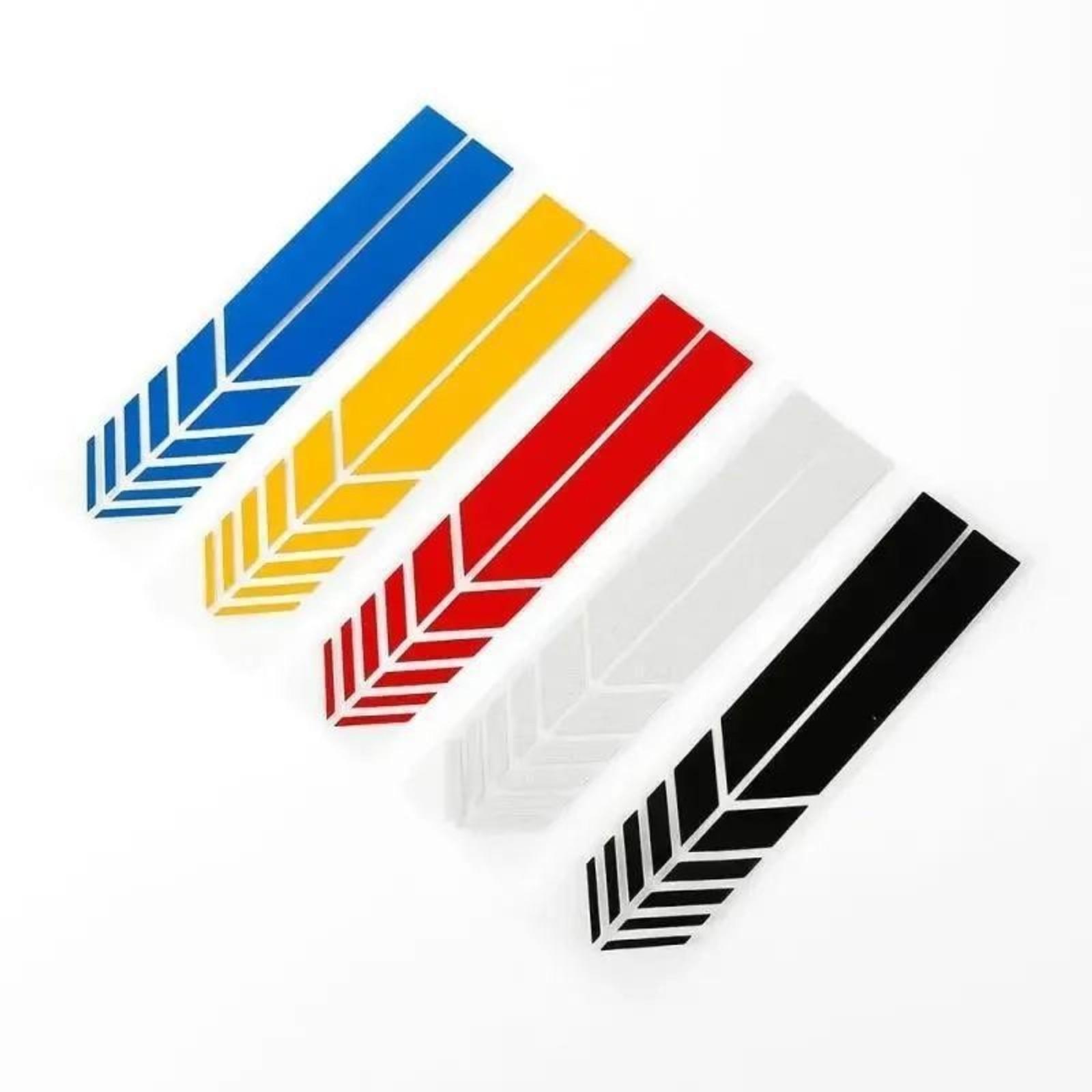 Non-Fading Car Racing Stripe Sticker Decal for Side Rear View Mirror, Fashion Color Car Styling Decor