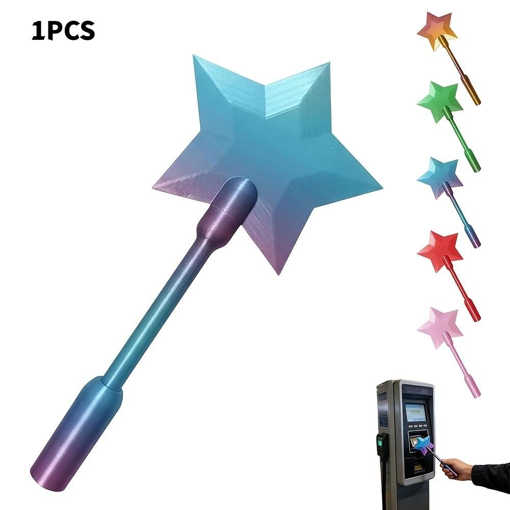 3D Printed Magic Wand Qr Code Payment, Contactless Card Holder, Party Gift, Event Prop, Starlight Magic Wand, Ideal for Card Payments