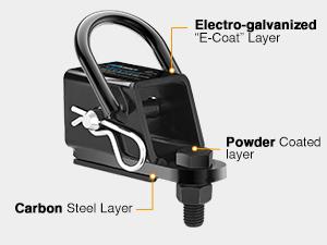 Nilight 2 Inch Rear Trailer Hitch Receiver Kit for ATV UTV Rear Bumper Tow Hook Black Hitch Cover Kit Outdoor Boating Accessories Boat Fenders