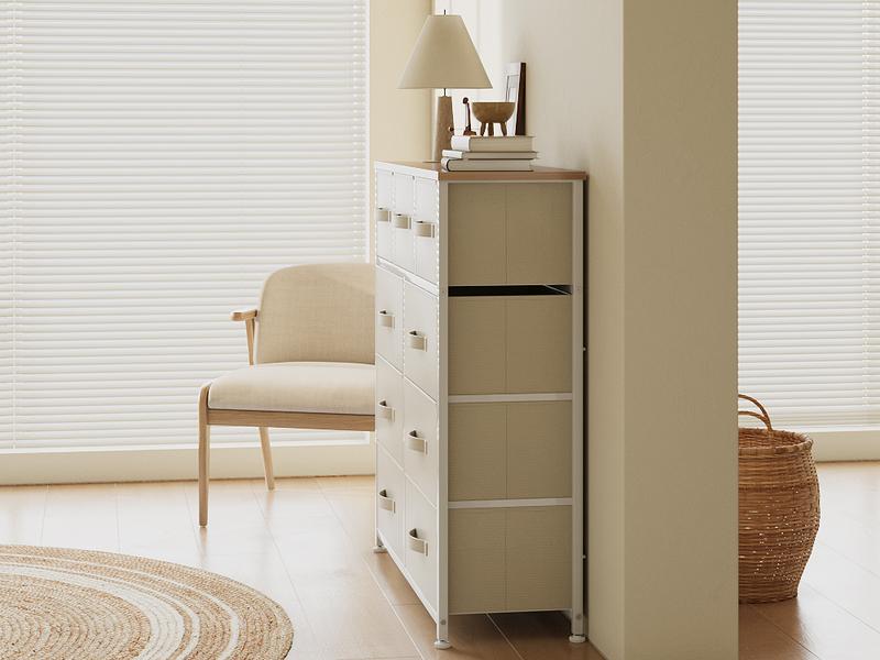 DWVO 9 Drawer Dresser, Fabric Dressers, Chests of Drawers, Organizer Unit Storage Tower for Bedroom, Hallway, Living Room, Closet Furniture, Storage Bin Cabinet DWVO 9 Drawer Dresser, Fabric Dressers, Chests of Drawers, Organizer Unit Storage Tower for Bedroom, Hallway, Living Room, Closet Furniture, Storage Bin Cabinet