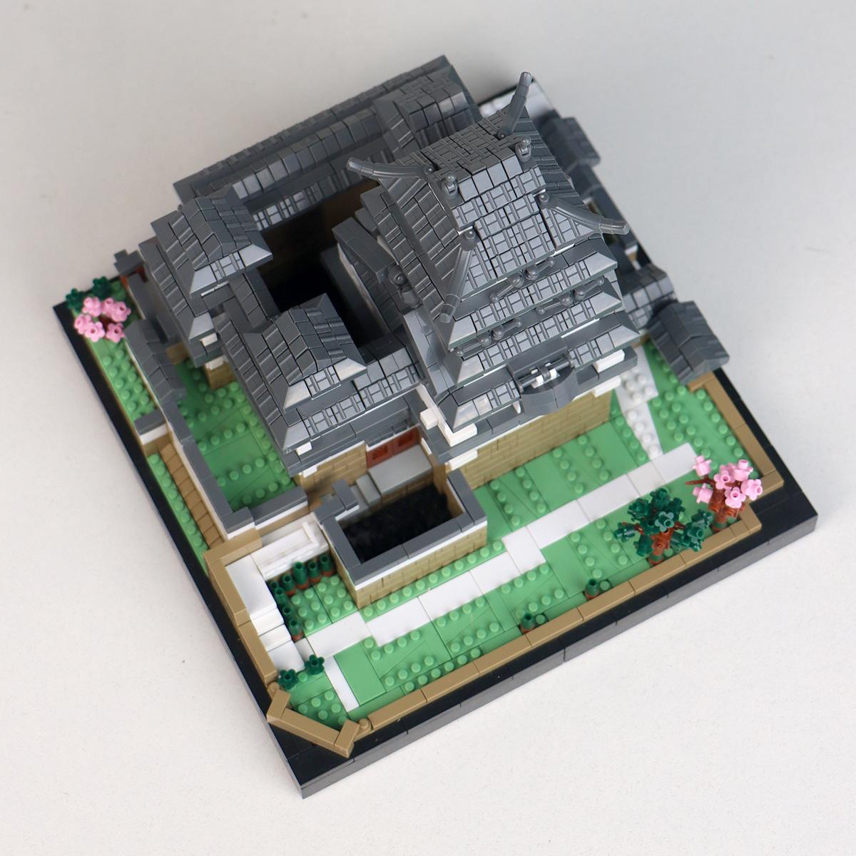 Mini City Model, Ancient Castle Building Blocks, High Difficulty Assembly Model, Christmas Gift, New Year Gift, Choking Hazard Warning