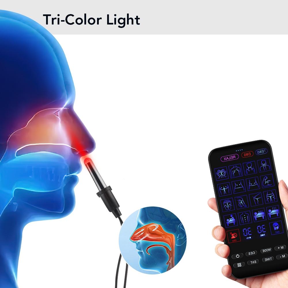 4-In-1 Massage Instrument Ces Sleep Aid + Nasal Care Device, Portable Muscle Massagers, Body Waist Shoulder Leg Sports Workout Muscle Relaxation Massager Set