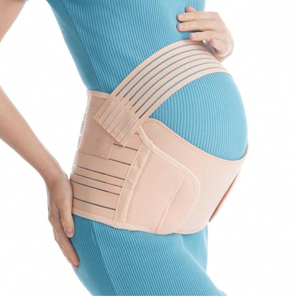 Breathable Adjustable Pregnant Belly Band Waist Support Belt, Plus Size Abdominal Wrap, Comfortable Maternity Belts for Pregnancy