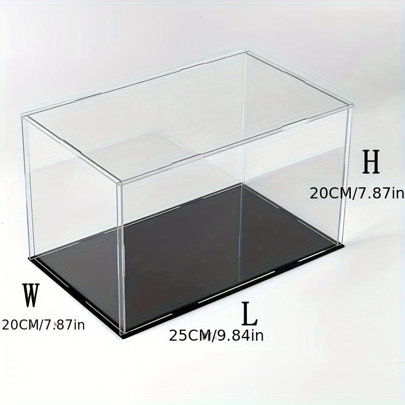 Transparent Acrylic Display Case, Stackable Doll Box, Vertical Assembly Stand, Base, Pop Character Dustproof Collectible Showcase