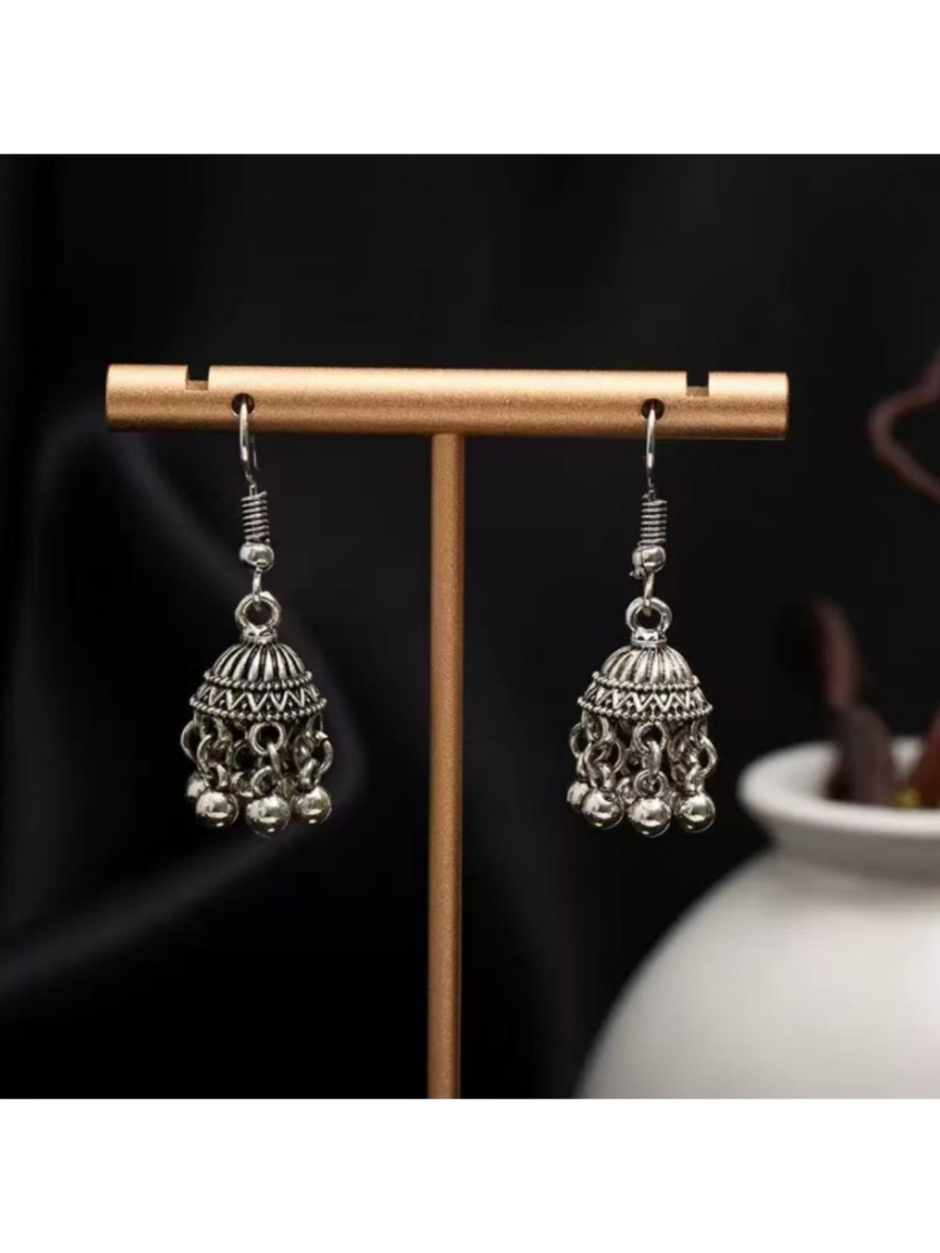 Vintage Ethnic Bell Earrings, Bohemian Style Fringe Ear Jewelry, Women's Exotic Fashion Accessories, Perfect Gift Idea