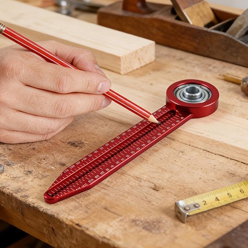 300mm Woodworking Drawing Compass Circular Drawing Ruler MeasurementTool HighPrecision Scribe Gauges