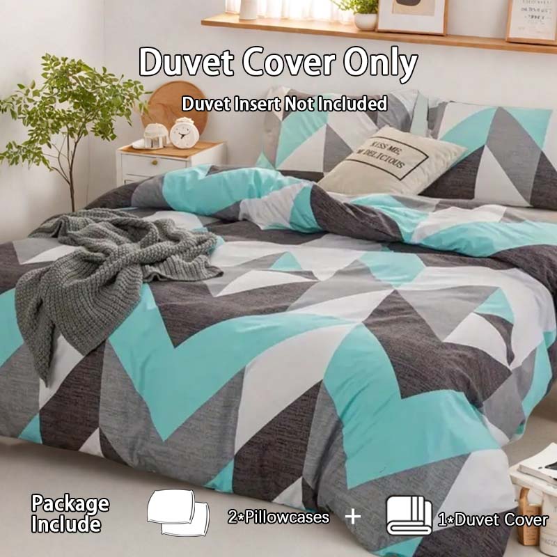 Geometric Pattern Bedding Set, Decorative Bedding Set, Modern Bedroom Fashion Decor, Soft Comfortable Fabric, Cozy Sleep Experience, Home Interior Design