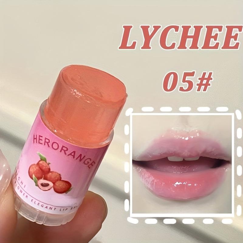 HERORANGE lip balm available in 12 colors. Mini portable autumn/winter lip balm. Natural and transparent shades. Moisturizes and hydrates, deeply repairs overnight. Can be layered with lipstick for everyday wear to create a plump, Moisturizing