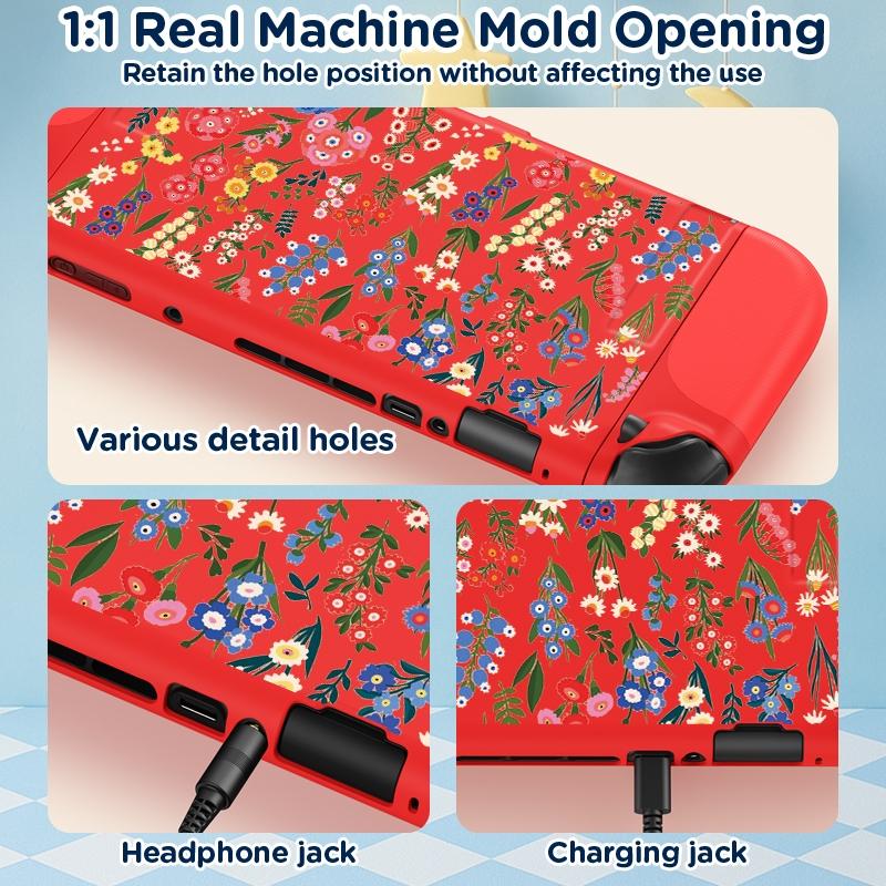 Suitable for Nintendo Switch 2 game console accessories, Game peripherals, TPU soft case, comes with 2 thumb joystick caps, drop-proof and scratch-resistant, removable protective cover, 2025 new style, light and soft shell, multiple colors available, gift