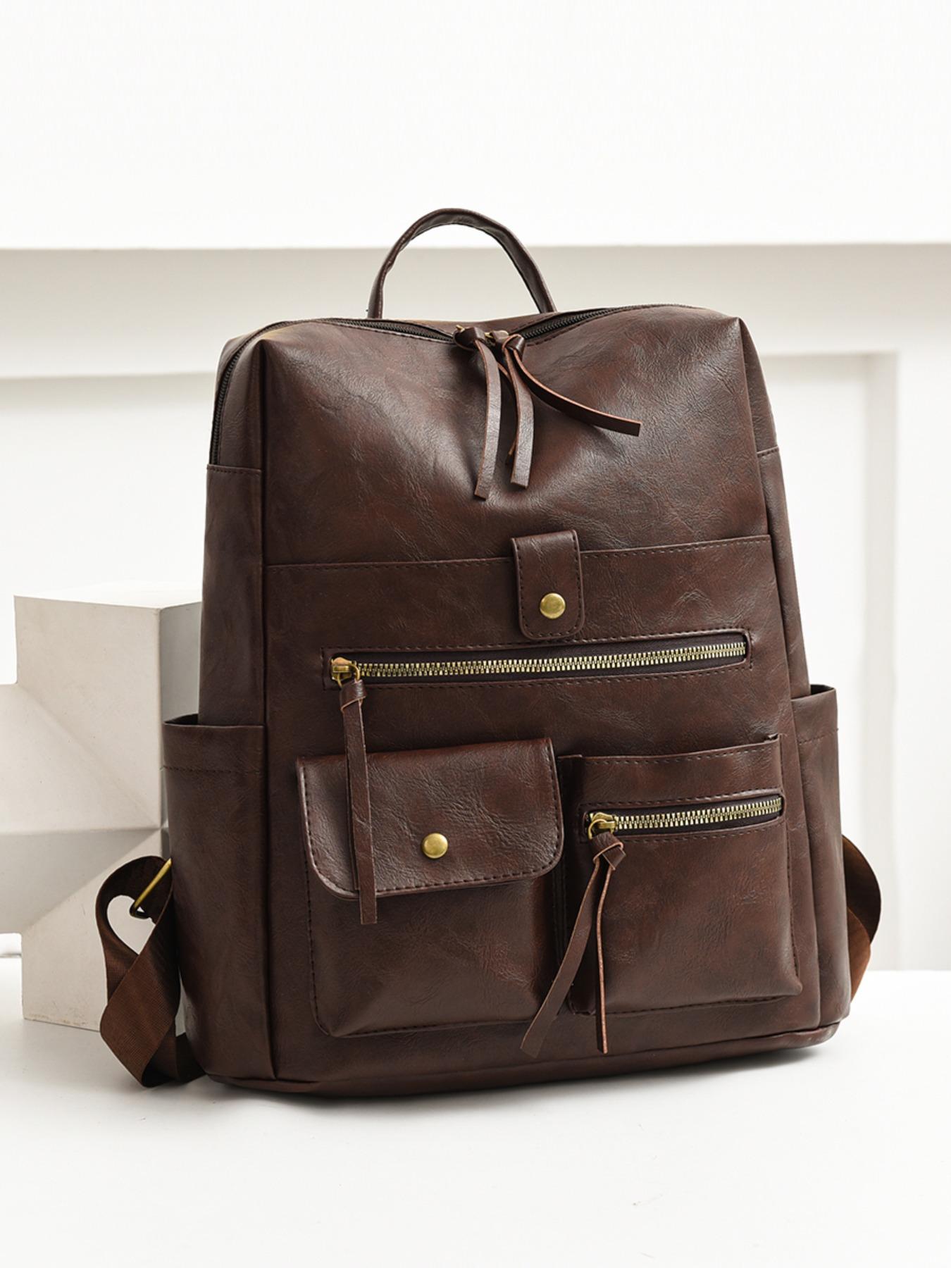 Women's Casual Backpack, Durable Backpack, Large Capacity Multiple Pockets, Outdoor Travel Commute Shoulder Bag, All Seasons Use