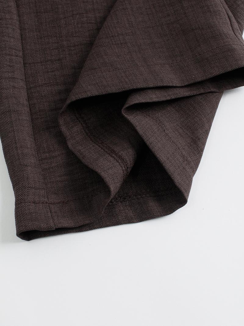 Women's Casual Sporty Shirt Long Pants Set, Loose Button-Up Top Wide Leg Pants Two-Piece Set, Comfortable and Stylish