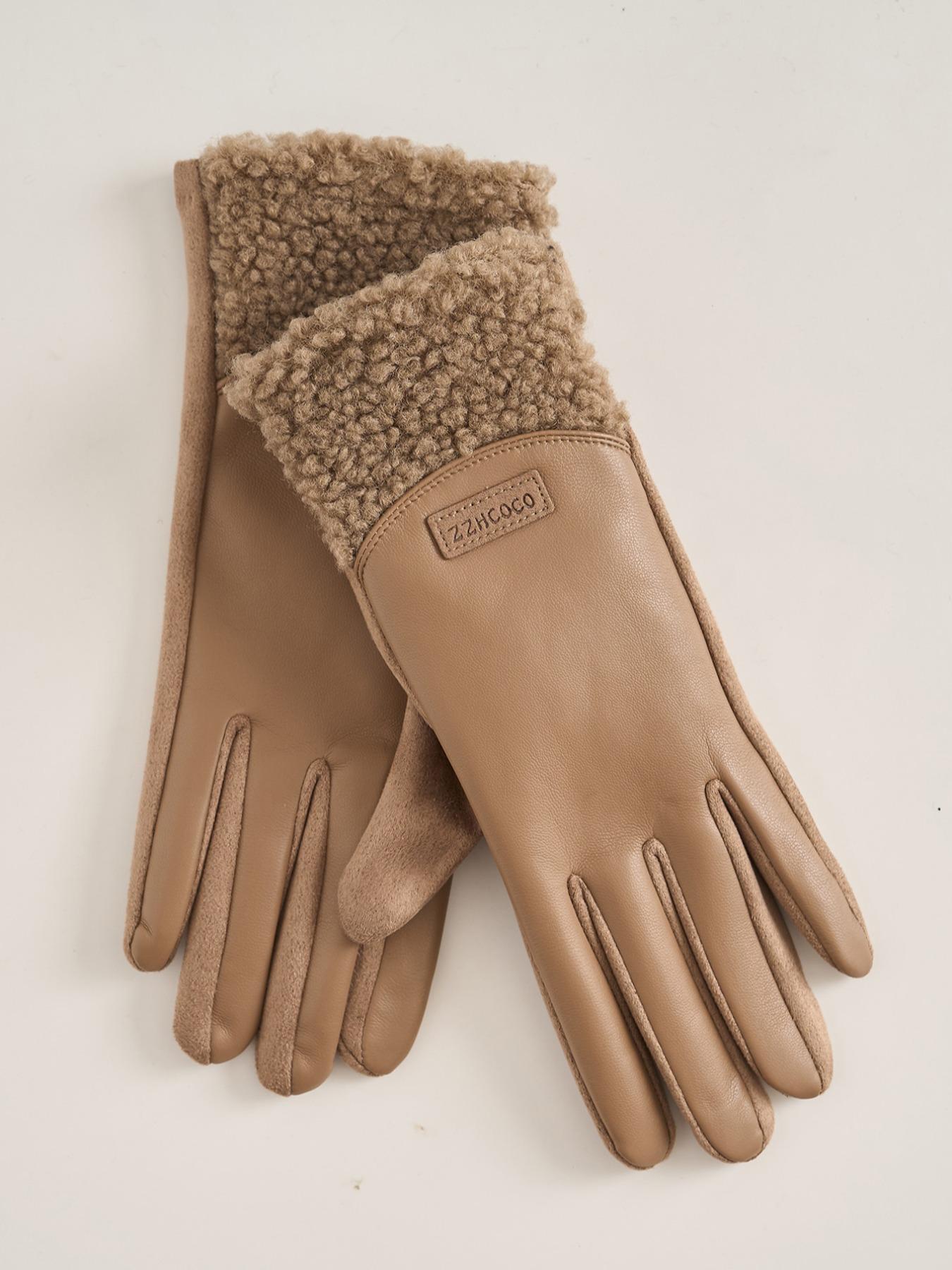 Winter Thermal Gloves for Men & Women, Touchscreen Waterproof Windproof Cycling Gloves, Thick Fleece Lined Outdoor Motorcycle Gloves, Motorcycle Riding Gloves