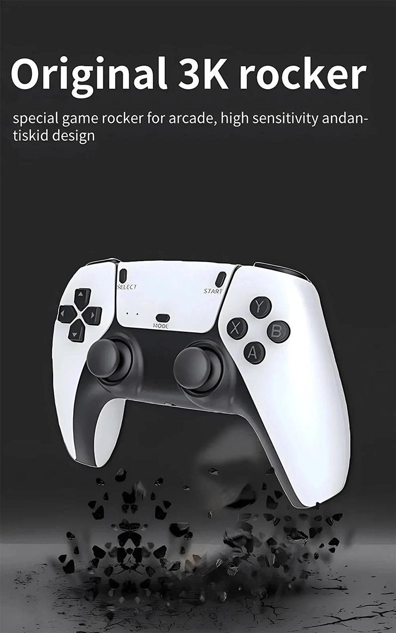 M15 Plus Retro Game Console Stick with 20,000+ Classic Games, Controller Included, Upgraded Gaming Experience for Nostalgic Gamers
