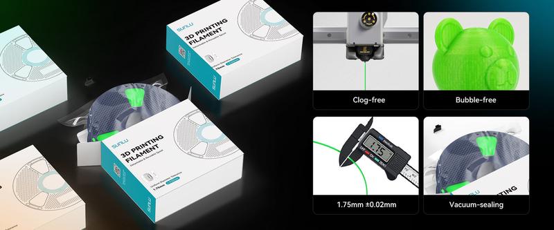 PETG Glow in The Dark (Luminous) SUNLU 3D Printer Filament 1KG