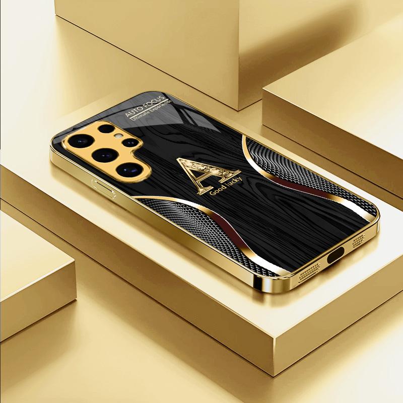 Suitable for [Galaxy S25 Ultra] high-end  phone case，Sophisticated and Minimalist Design—with all 26 letters available for you to choose from.YM99