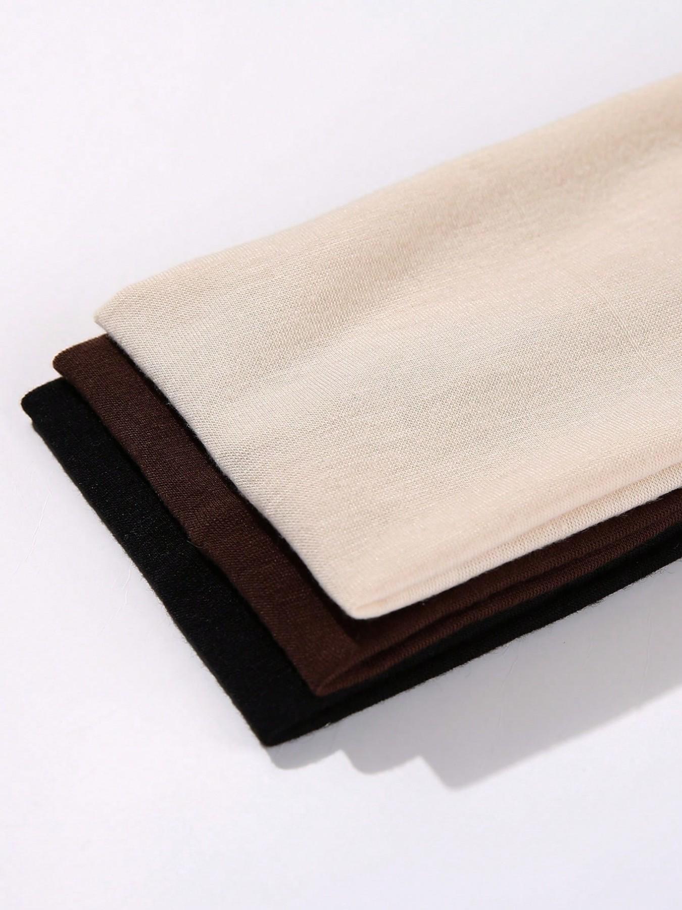 3pcs Stretchy Soft Sports Headband For Women, Elastic Headbands, Suitable For Workout, Yoga, Washing Face, Makeup, Eye Mask, Outdoor, Party, Hair Accessories