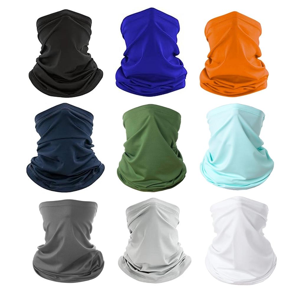 Outdoor Sports Neck Gaiter (9 Counts/set), UV Protection Neck Wrap, Breathable Sun-resistant Face Mask, Breathable Face Cover for Men & Women, Sports & Outdoor Accessories