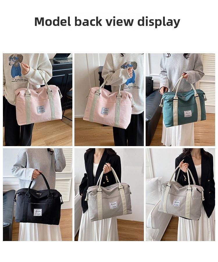 1PC Casual Travel Tote Bag Large Capacity Multi-Functional Handbag Crossbody Bag with Shoe Compartment for Gym Business Trip