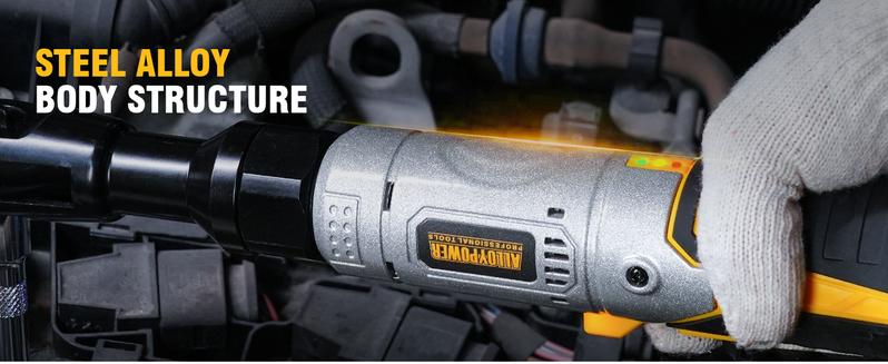 3/8" Cordless Ratchet Wrench Set, 60FT-LBS(80N.m) Electric Ratchet, 12V Extended Power Ratchet Wrench with Variable Speed, 6 Sockets, LED Light, 1/4" Adapter,1/2" Adapter,2 Batteries, Best Christmas and New Year Gift Ideas for Everyone 3/8" Cordless Ratchet Wrench Set, 60FT-LBS(80N.m) Electric Ratchet, 12V Extended Power Ratchet Wrench with Variable Speed, 6 Sockets, LED Light, 1/4" Adapter,1/2" Adapter,2 Batteries, Best Christmas and New Year Gift Ideas for Everyone