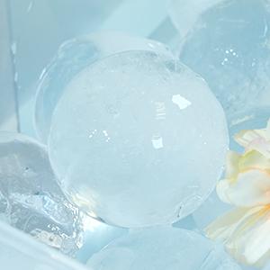 WIBIMEN Round Ice Cube Trays (1.9") | 2-Pack, Easy-Fill & Release | With Ice Box & Tongs | Great for Cocktails