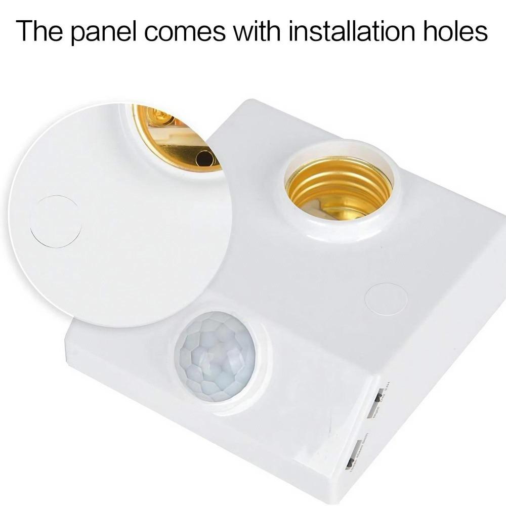 Smart human sensor e27 bulb; auto on/off with motion detection, energy efficient, ideal for Hallway Garage Indoor Outdoor Lighting Convenience