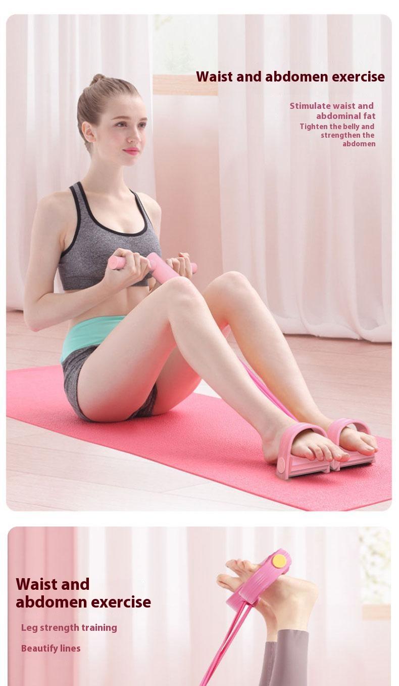 2026 latest pedal resistance device, detachable and adjustable pedal resistance device Multifunction Pedal Resistance Band, Elastic Pull Rope Fitness, Full-Body Workout at Home Gym, Exercise Sit-up, Yoga, Abdominal Training,puller