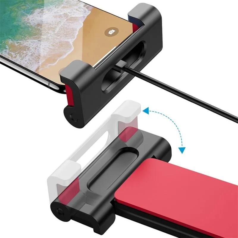 360 Degree Rotating Universal Rear Seat Mounting Bracket, Extendable for Tablets and Smartphones, Compatible with 5 to 11 Inch Gadgets