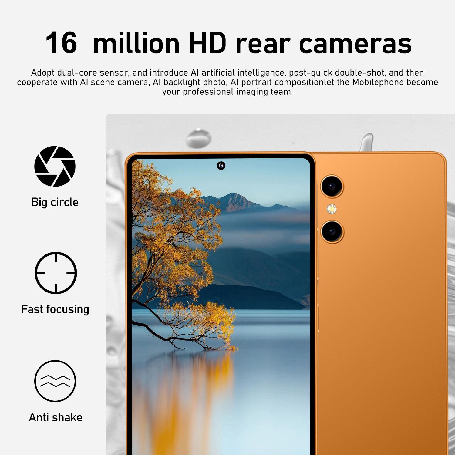 M26 Ultra Smart Android Phone, 6.8 Inch Screen, Dual Sim Slot, Octa-Core Cpu, 4g Network, 4GB RAM, 64GB Storage, 4000mah Battery