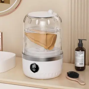 Portable Mini Washing Machine, Lightweight Washer, Compact Laundry Appliance for Small Spaces, Easy-To-Use Home Washer, Ideal for Apartments and Dorms