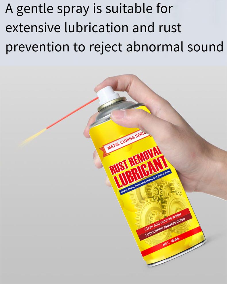 Multi-Function Rust Removal Spray-180ML forLubrication, Rust Prevention & Noise Reduction