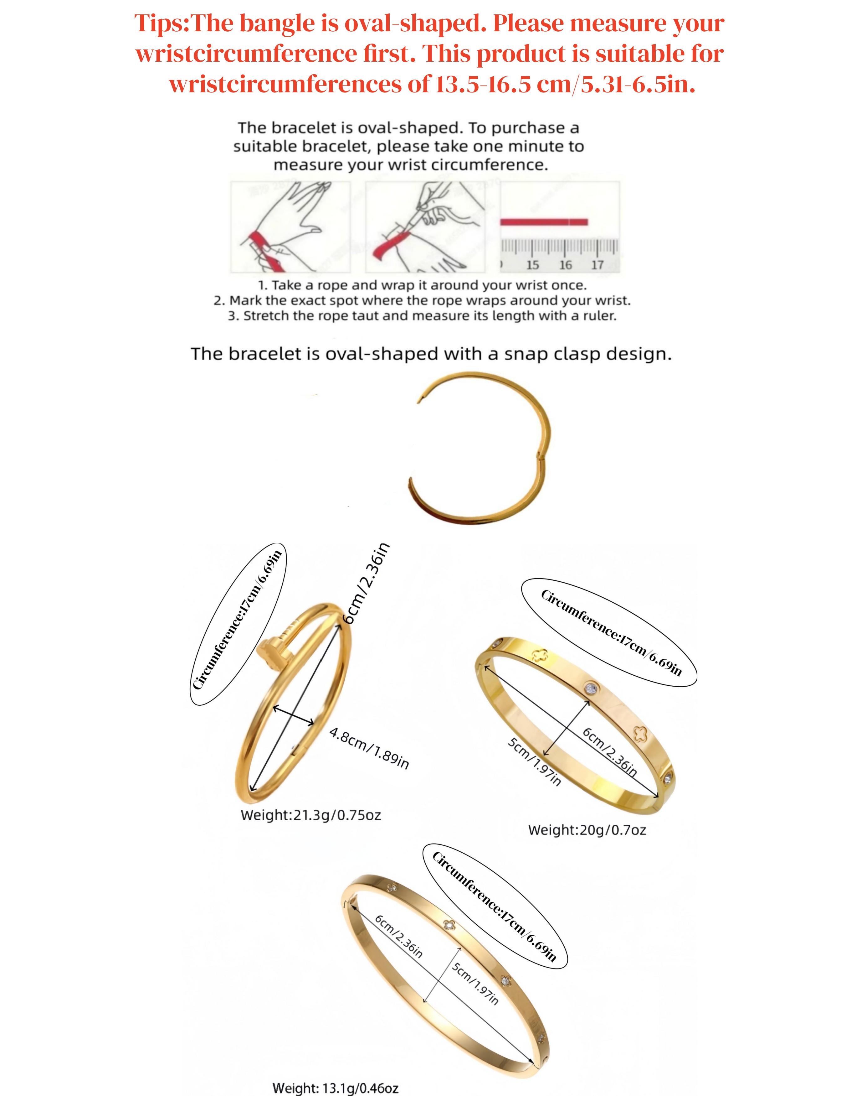 Women's Stainless Steel Bracelet Set, Flower Nail Design , Casual Style Jewelry for Women, Perfect Gift for Her, High Quality Bracelet