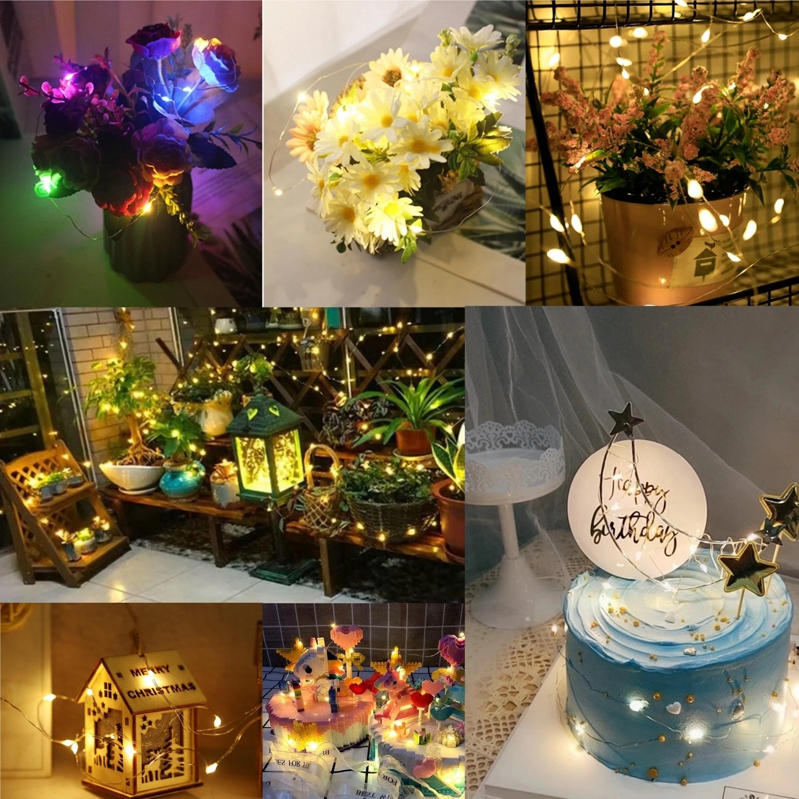 20Pcs Battery Operated Copper Wire LED String Lights 200cm/78Inch/20LED 3Modes Mini Firefly Fairy Lights Warm/Multi/Red/Green/Blue/Pink/ Purple/White Perfect for BOBO balloon, birthday room, camping, flower, party, wedding, Christmas 20Pcs Battery Operated Copper Wire LED String Lights 200cm/78Inch/20LED 3Modes Mini Firefly Fairy Lights Warm/Multi/Red/Green/Blue/Pink/ Purple/White Perfect for BOBO balloon, birthday room, camping, flower, party, wedding, Christmas